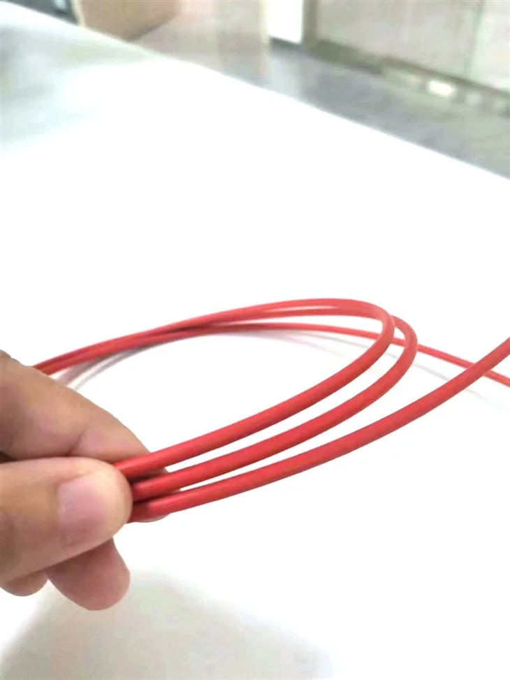 PUR Orange Or Red Optical Cable POF 1.0mm*2.2 Or 2.2mm*4.4 Single Core Or Dual Core Cable